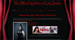 Desktop Screenshot of ladyzombie.com